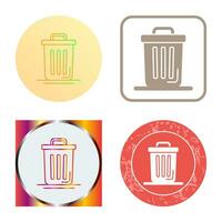 Trash Can Vector Icon