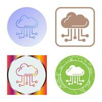 Cloud Computing Vector Icon