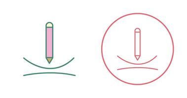 Draw Curve Vector Icon