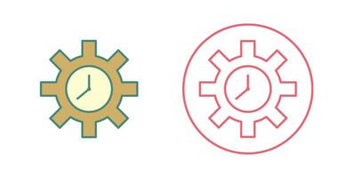 icono de vector de optimización de tiempo único