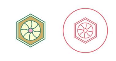 Unique Hexagonal Diaphram Vector Icon