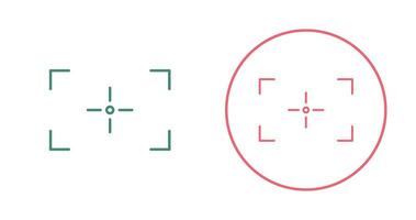 Unique Focus Vector Icon