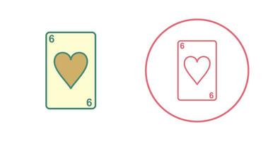 Hearts Card Vector Icon