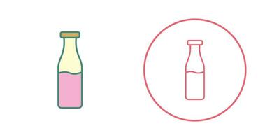 Milk Bottle Vector Icon