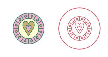 Heart Chip Vector Icon