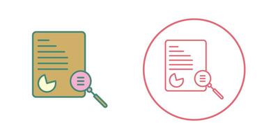 Unique Case Study Vector Icon