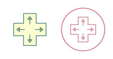 icono de vector de teclas de dirección únicas