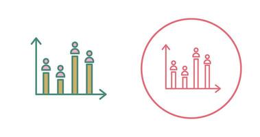 Candidate Graph Vector Icon