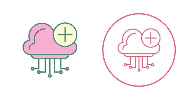Cloud Computing Vector Icon