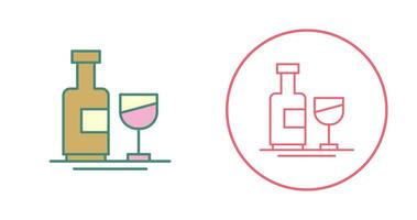 Wine Bottle Vector Icon