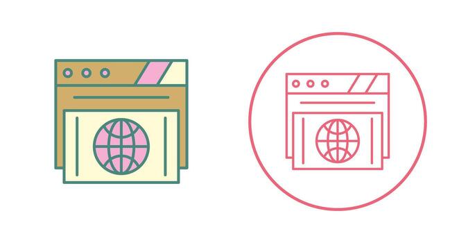 Browser Vector Icon