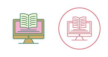 Digital Learning Vector Icon