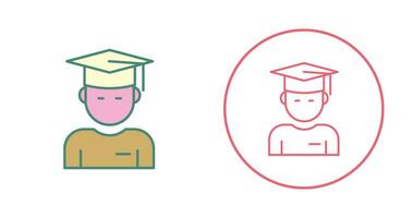 Graduate Student Vector Icon