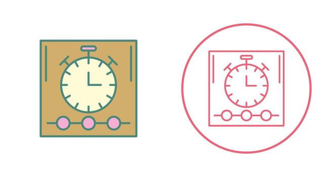 icono de vector de tiempo