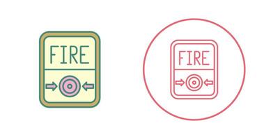 Fire Button Vector Icon