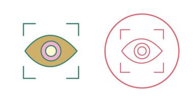 Eye Scan Vector Icon