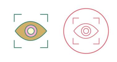 Eye Scan Vector Icon