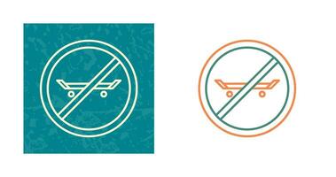 No Skating Vector Icon