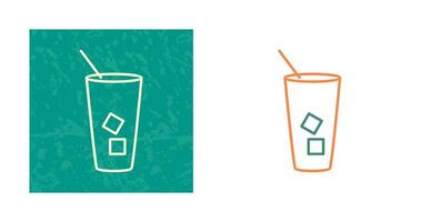 Iced Coffee Vector Icon