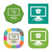 Online Course Vector Icon