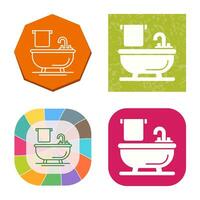 Bathtub Vector Icon