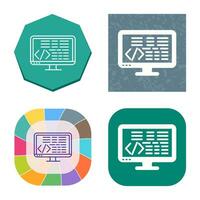 Coding Vector Icon