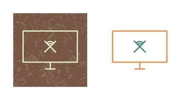 Unique Disconnected Network Vector Icon