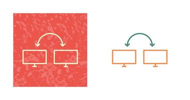 Unique Connected Systems Vector Icon