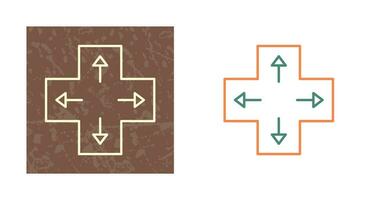 icono de vector de teclas de dirección únicas