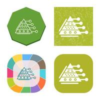 Pyramid Graph Vector Icon