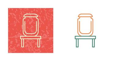 Jar on Display Vector Icon