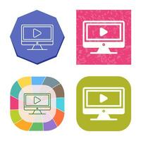 Video Lesson Vector Icon