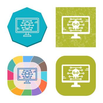 icono de vector de malware