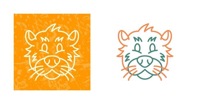 icono de vector de nutria