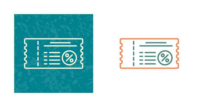 Voucher Vector Icon