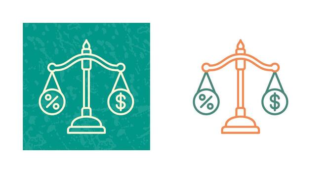 icono de vector de escala