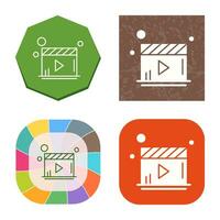 Video Player Vector Icon