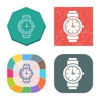 icono de vector de reloj de pulsera