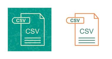 CSV Vector Icon