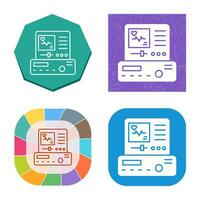 Electrocardiogram Vector Icon