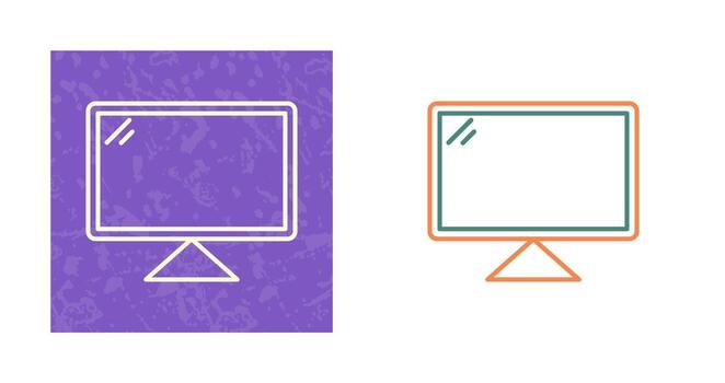 icono de vector de computadora