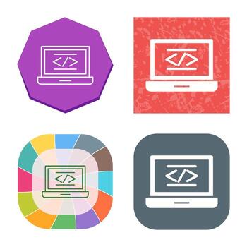 icono de vector de codificación