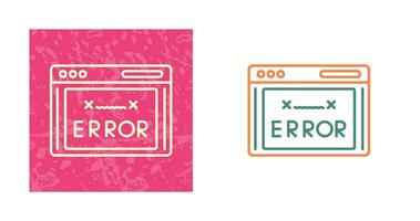 Error Code Vector Icon