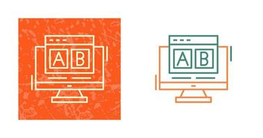 AB Testing Vector Icon