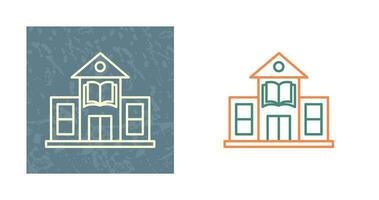 Library Building Vector Icon