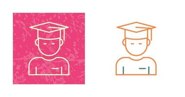 Graduate Student Vector Icon