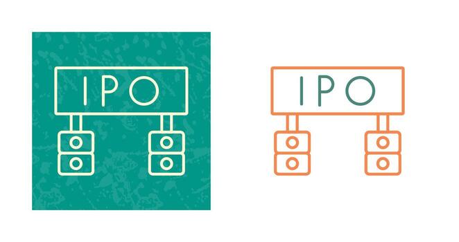 icono de vector de ipo