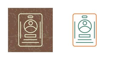 Office Card Vector Icon