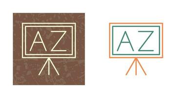 From A To Z Vector Icon