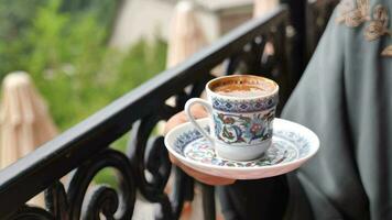 mulheres bebendo turco café às cafeteria video
